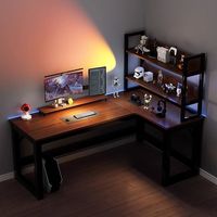 Corner Gaming Table Computer Desk Desktop Home Desk Bookshelf Bedroom Corner Table Desk Double Game Table
