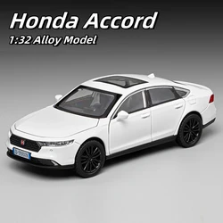 1:32 Honda Accord Alloy Car Model Diecasts Metal Vehicles Car Model Simulation Sound and Light Collection Childrens Toy Gift