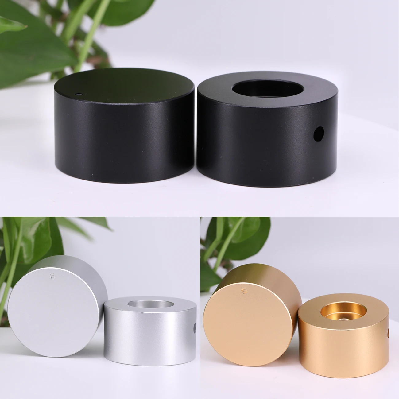1PC Pokrętło regulacji głośności 20 mm 25 mm 30 mm 38 mm 44 mm 48 mm Aluminiowe pokrętło potencjometru Przycisk samochodowego wzmacniacza audio DAC Pokrętło regulacji głośności dźwięku CD