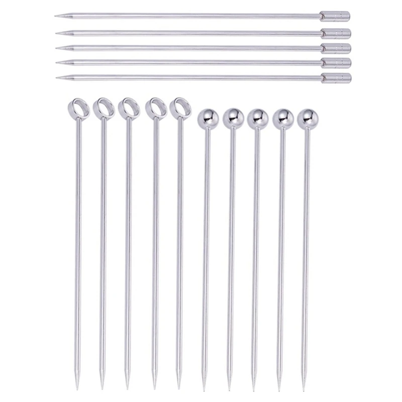 

Stainless Steel Cocktail Picks Martini Picks Set (Pack Of 300)