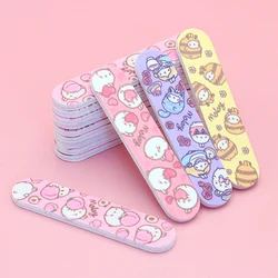 5/10Pcs/Lot Mini Nail Files Professional Material Nails Double Sided Plastic Pedicure Manicure Buffing Polishing Beautiful Tools