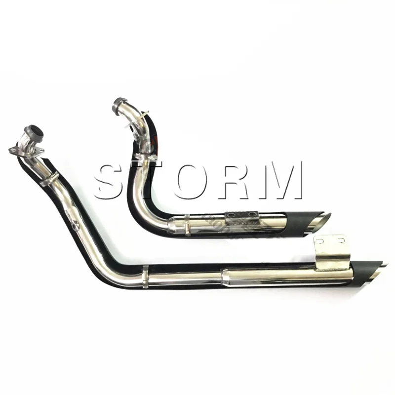 For Motorcycle 2-Into-2 Full Exhaust System Muffler Exhaust Pipe For Harley street 750 street 500 XG750 XG500 exhaust