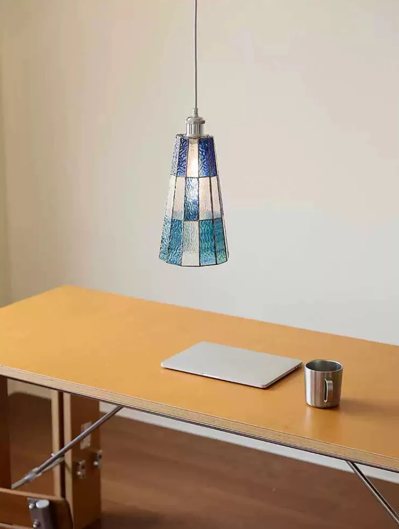 Creative Stained Glass Restaurant Chandelier Nordic Simple