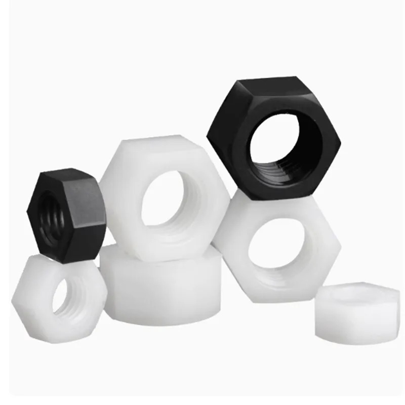 

2-50PCS DIN934 M2 M2.5 M3 M4 M5 M6 M8 M10 M12 PA66 Nylon Hex Nut Hexagon Plastic Hex Nuts