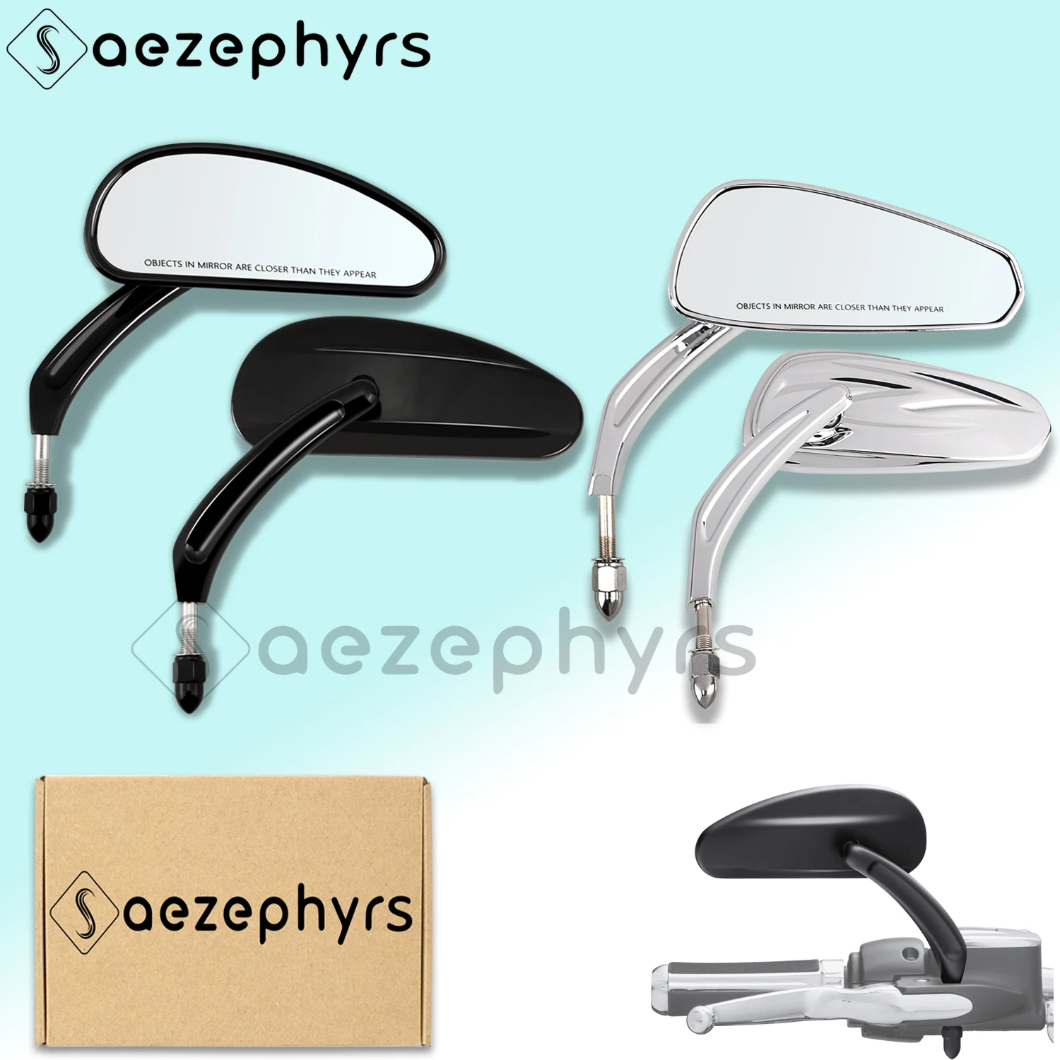 

Мотоциклетное зеркало заднего вида 8 мм для Harley Davidson Touring Softail Sportster 883 1200 Electra Glide Road King Dyna Fat Boy Breakout Street V-Rod FXDB FXSTC Low Rider Breakout