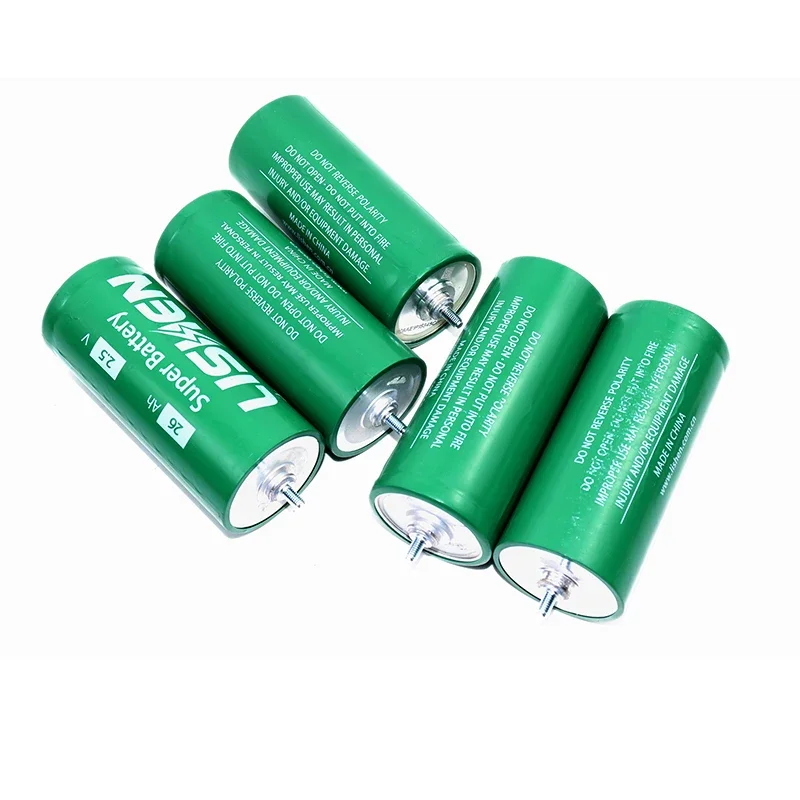 2.5V 26Ah LTO battery 26000mAh 20C DIY 12v 24v 48v battery pack, low temperature resistance 30,000 cycles 100% original Lishen