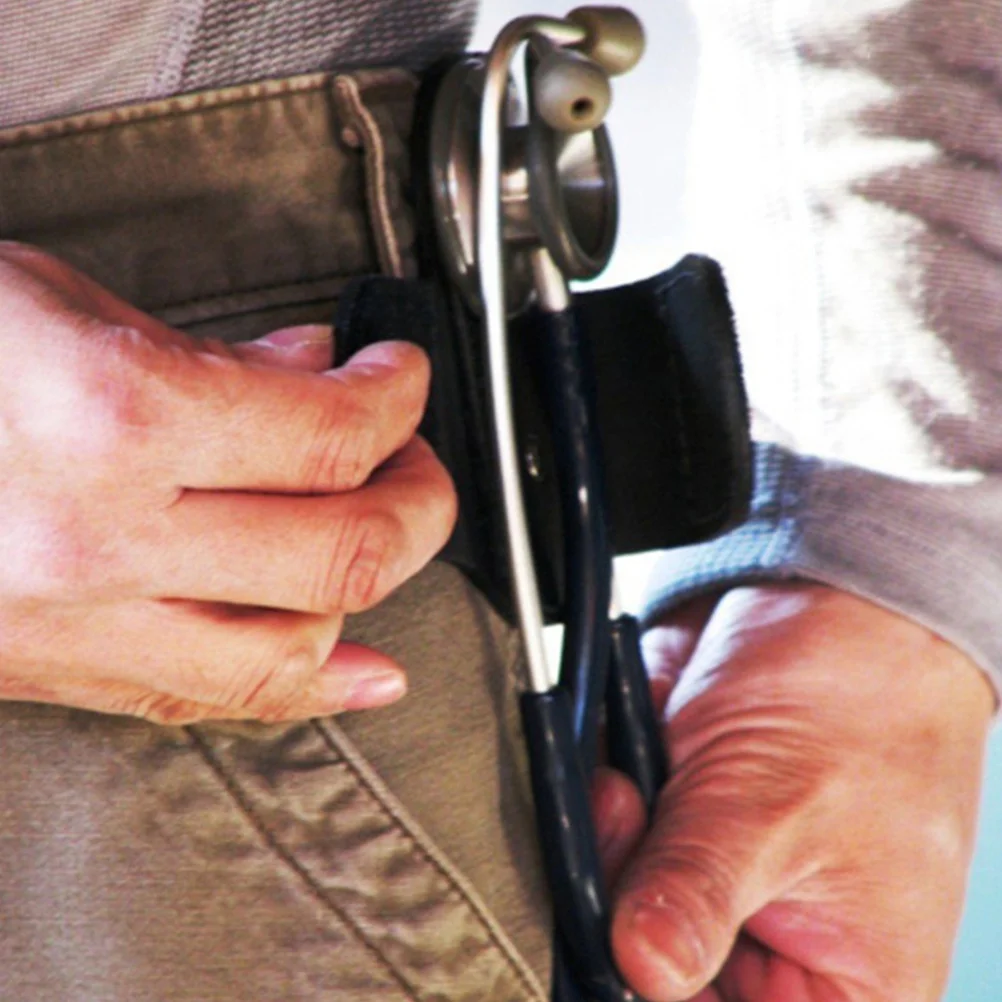 

1pcs Stethoscope Holder Clip For Doctors Nurses Portable Medical Tool Durable Belt Case For Adult Pediatric Stethoscopes