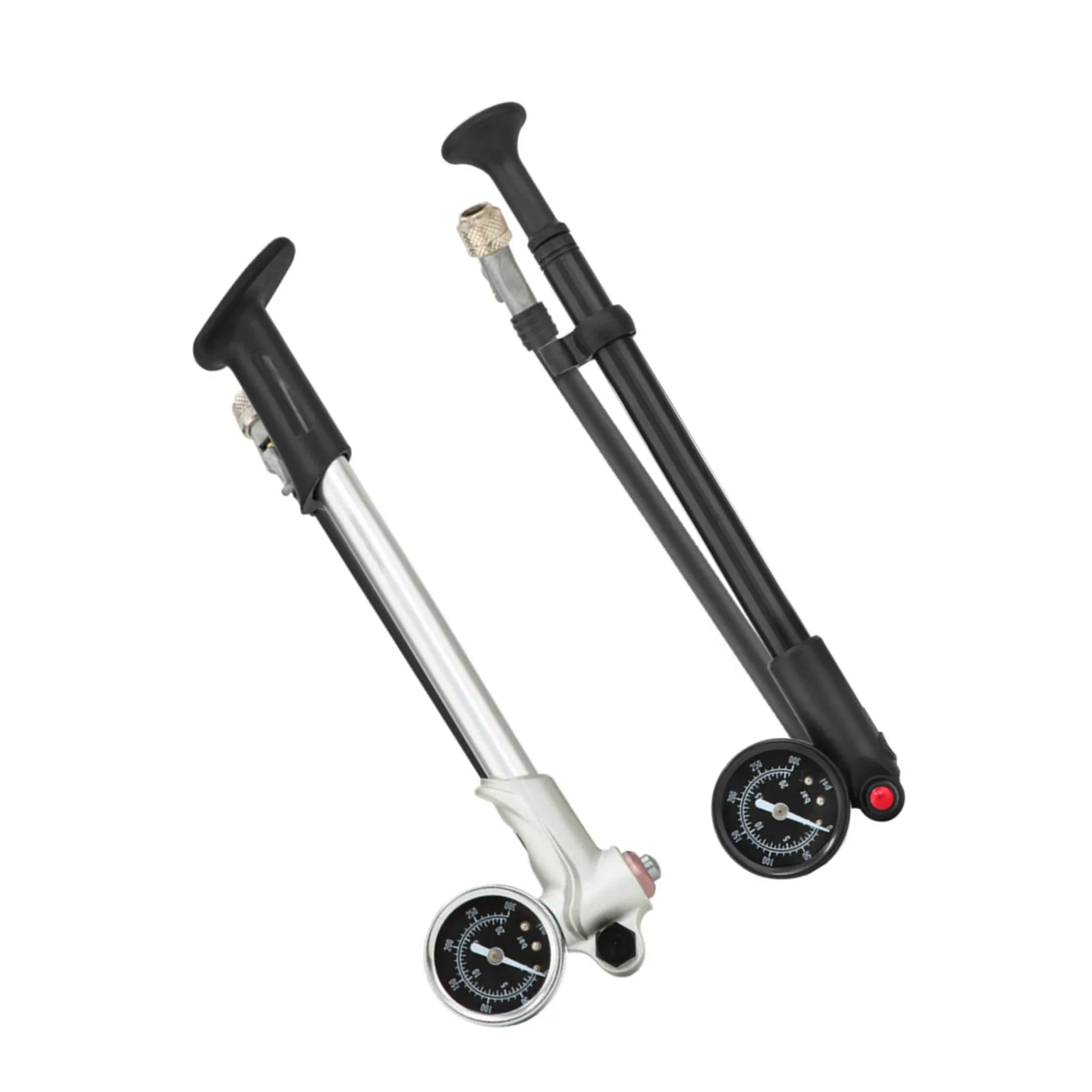 

Bike High Pressure Pump 300PSI Portable with Gauge Ergonomic Handle for Mountain/Road Bikes Pump for Mountain Bike