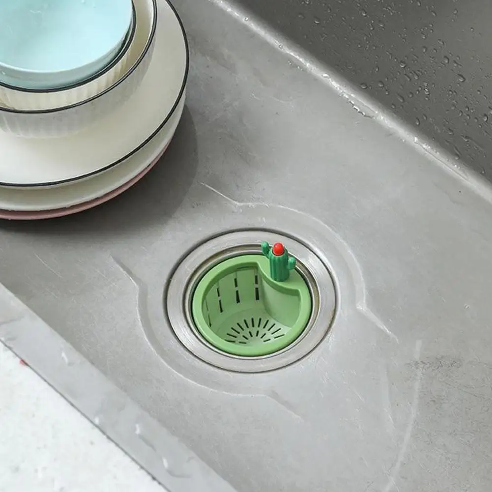 2026 Cactus Sink Strainer With Fine Mesh And Lift Handle – Self-Dumping Kitchen Drain Filter, Anti-Clog Design