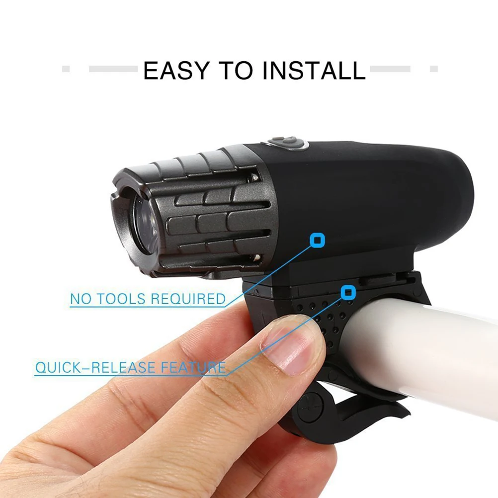 

USB Rechargeable Bike Light LED Cycle Front Back Lighting Waterproof Durable Night Riding Bike Accessories