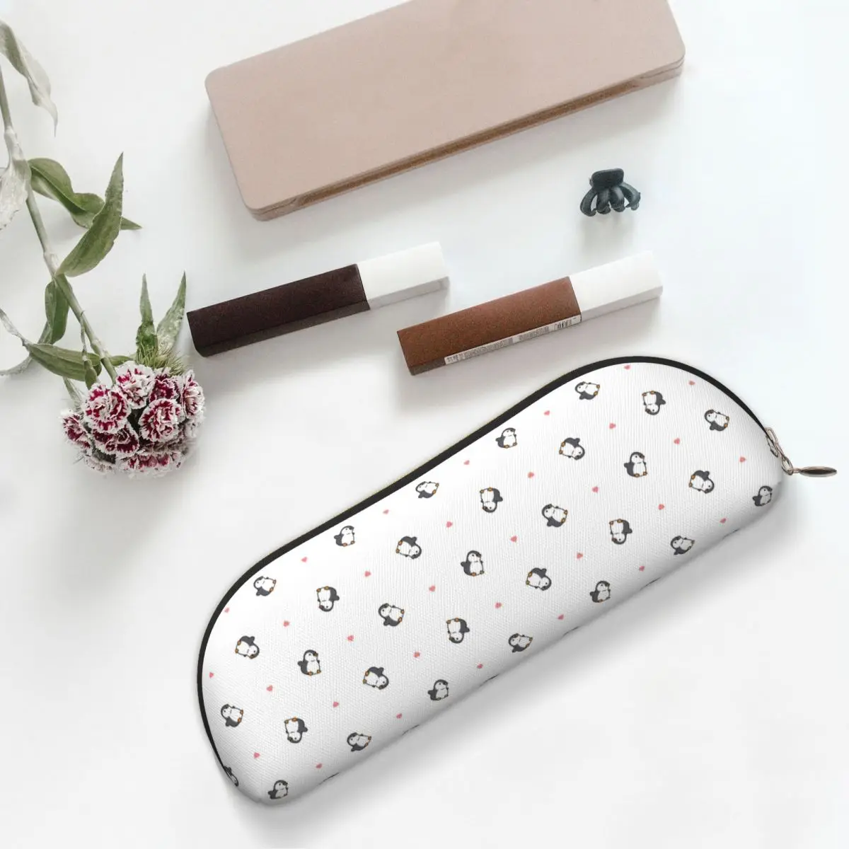 لطيف البطريق مقلمة قلم رصاص الحقيبة تخزين القرطاسية لوازم سعة كبيرة صندوق القلم حقيبة أقلام رصاص لهدايا الطلاب