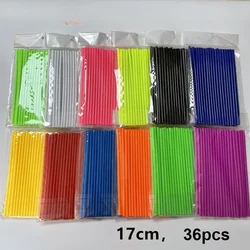 36PCS 17cm Universal Dirt Bike Spoke Covers Motorcycle Wheel Rim Spoke Wrap Kit Skins Protector Cover For  Bicycle Bike