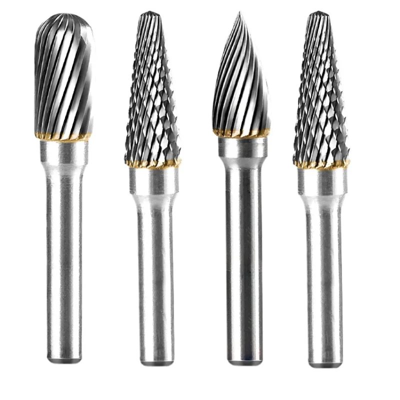 Carbide Stainless Steel Grinding Pneumatic Tungsten Steel Drill Metal Internal Grinding Head