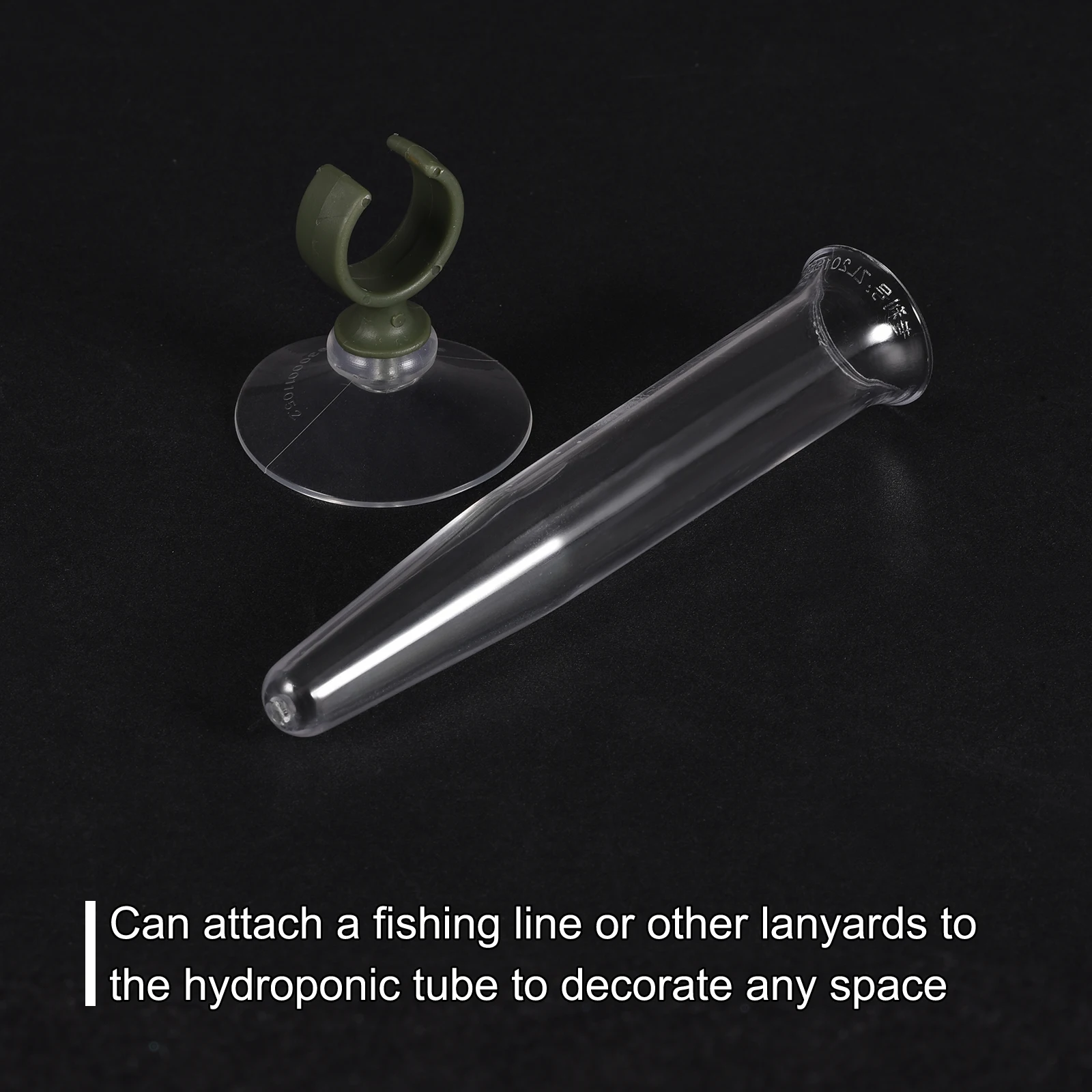 Uxcell 4 pezzi tubi d'acqua floreali con ventose 4.3 "fiore in plastica raccoglie fiale per piante fresche, arrangiamenti floreali