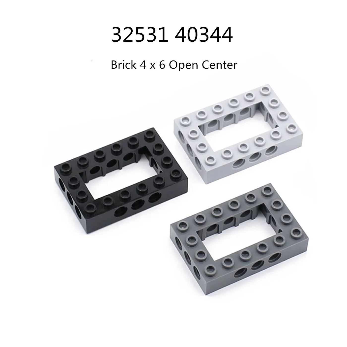 1 قطعة المباني كتل 32531 40344 الطوب 4x6 مجموعات مركز مفتوح السائبة وحدات لعبة GBC لمجموعة MOC التكنولوجيا الفائقة #1