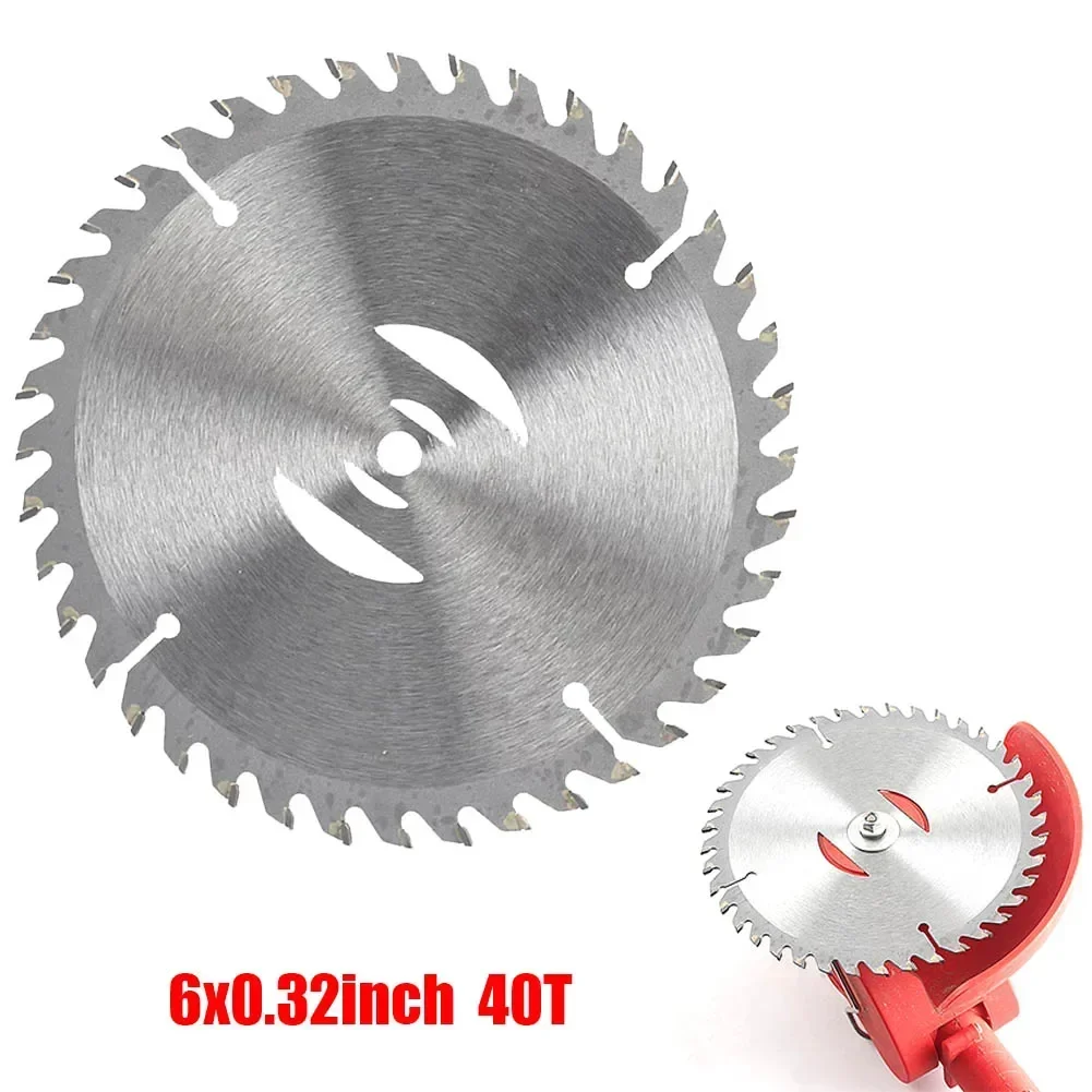 metal grass trimmer head blade saw blade cortador de grama acessorios de escova garden tool parts 40 dentes 150 mm 01