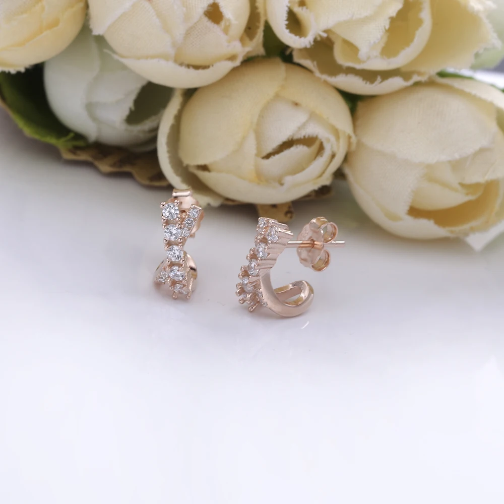 SHADOWHUNTERS الأصلي 925 فضة الصليب وأقراط للنساء الزفاف الفضة 925 X أقراط لوازم مجوهرات الأزياء #5