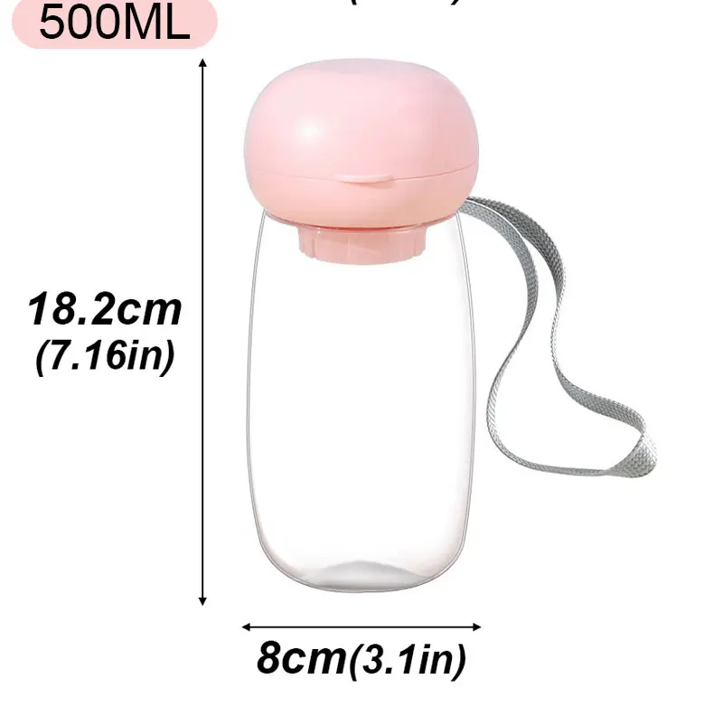 300/550ml Tragbarer Reise-Wassernapf für Hunde und Katzen aus lebensmittelechtem Material mit Trageschlaufe für kleine und mittelgroße Katzen und Hunde, Haustierzubehör – Detail 3