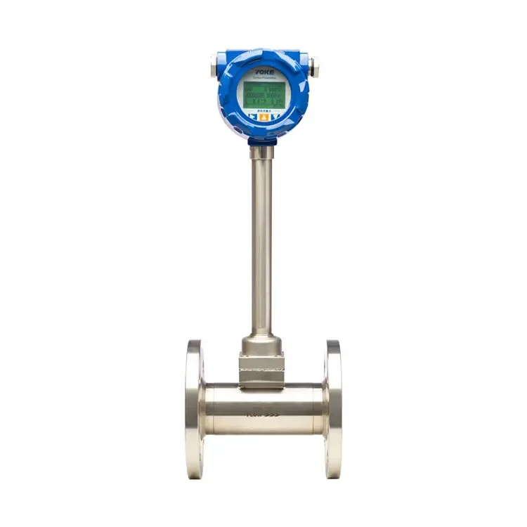 Digital Air Flowmeter for LPG Gas Super Heated Steam Vortex Flow Meter Insertion Gas Flowmeter
