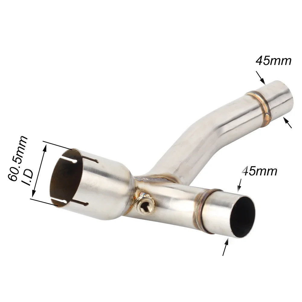 For Suzuki GSXR 1000 2009 2010 2011 GSXR1000 GSXR-1000 Motorcycle Exhaust Mid Link Pipe