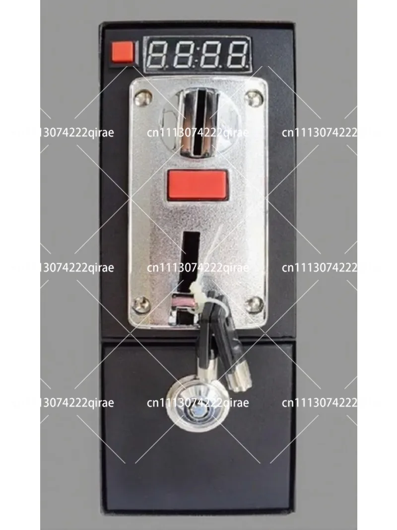 Coin Operated Timer Control Box with 6 Coin Acceptor Selector for Washing Machine