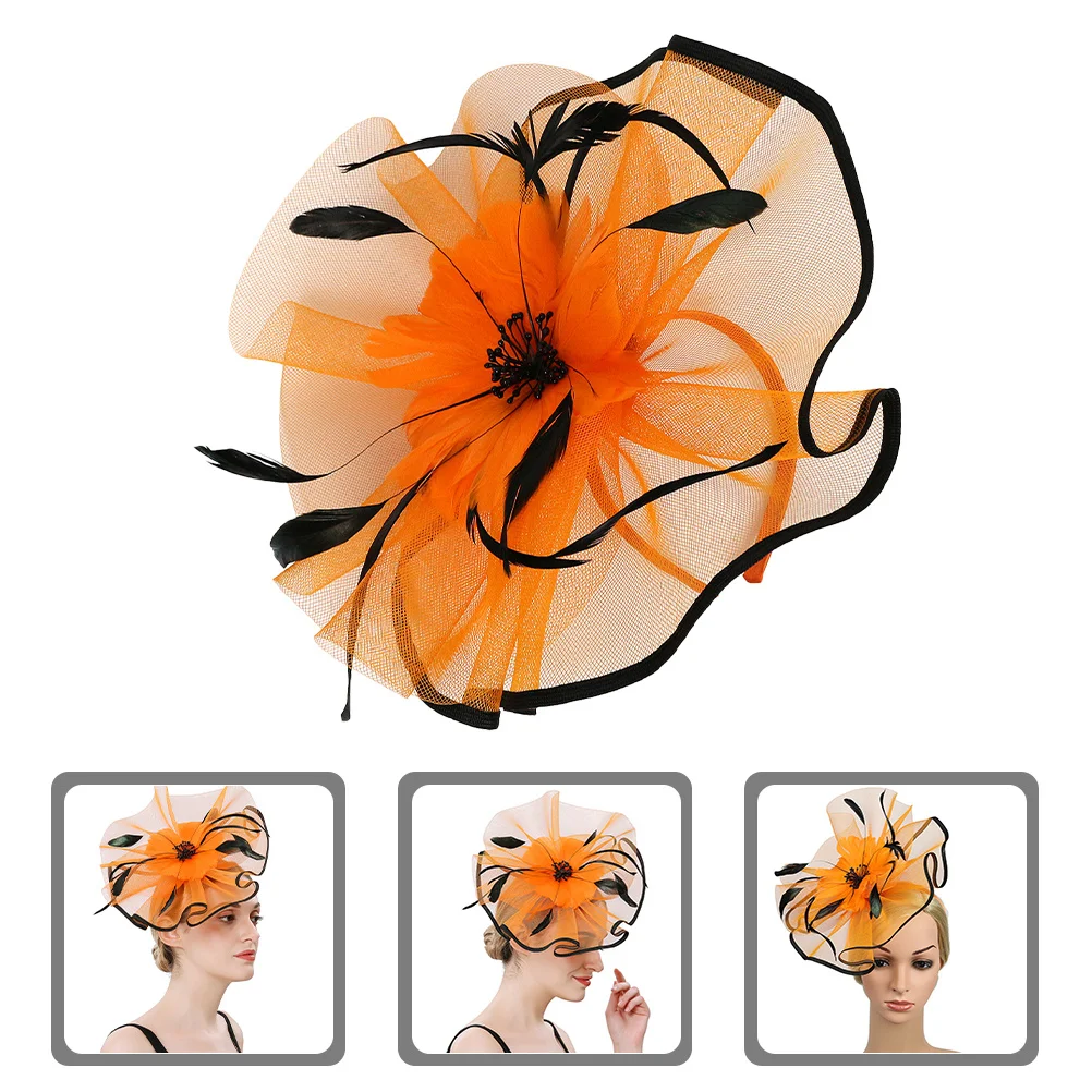 

Женская повязка на голову-чародей, головной убор, свадебный банкет, чаепитие, свадебные аксессуары для волос, повязка на голову-чародей