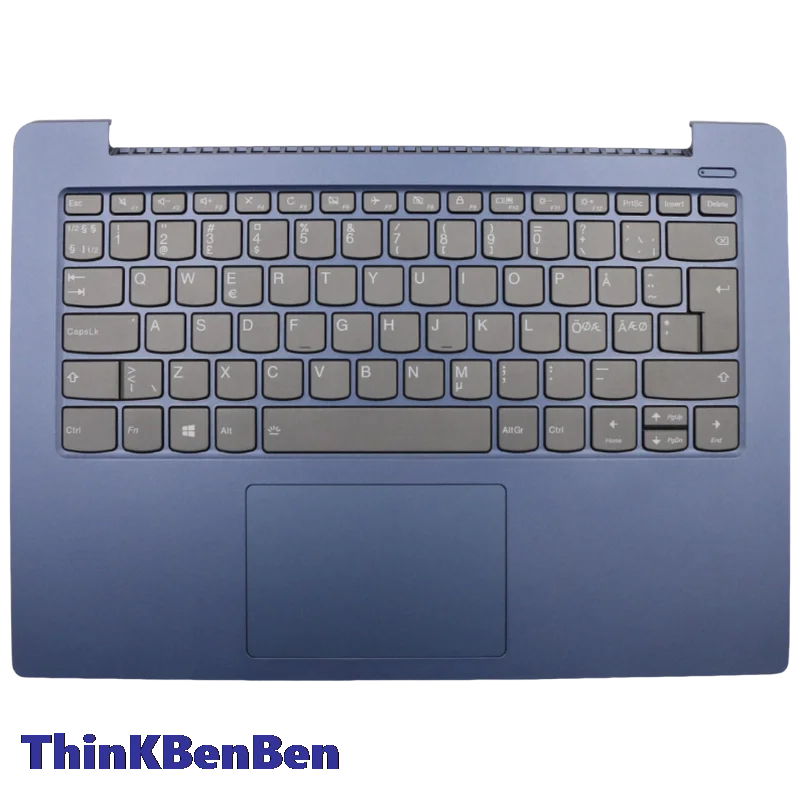 NDC Nordic Blue Keyboard Upper Case Palmrest Shell Cover For Lenovo Ideapad 330S 14 14IKB 14AST 5CB0R07647