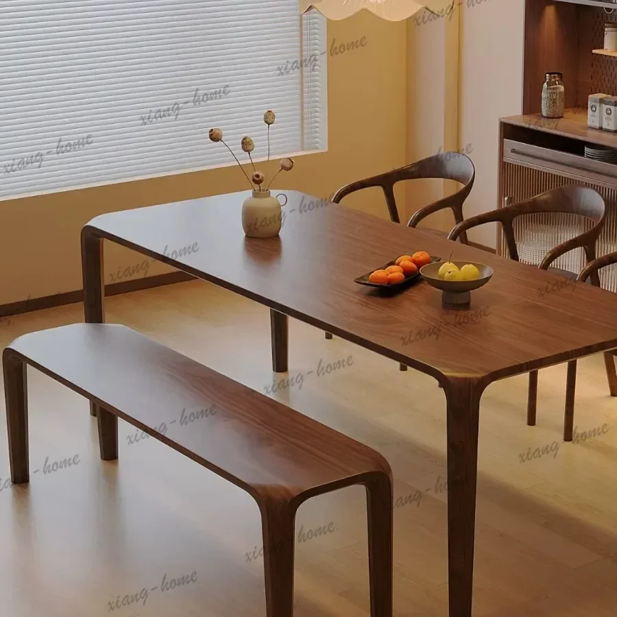 LJY Designer Medieval Dining Tables Solid Wood Large Board Dining Tables Simple Custom Luxury Home Furniture Tavoli Da Pranzo LJ