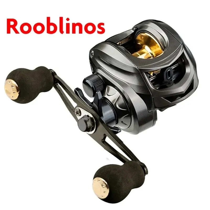 Rooblinos AK Baitcasting Reel Saltwater Freshwater Fishing Reels Max Drag 8KG Light Surf Cast Reel Baitcaster Reels