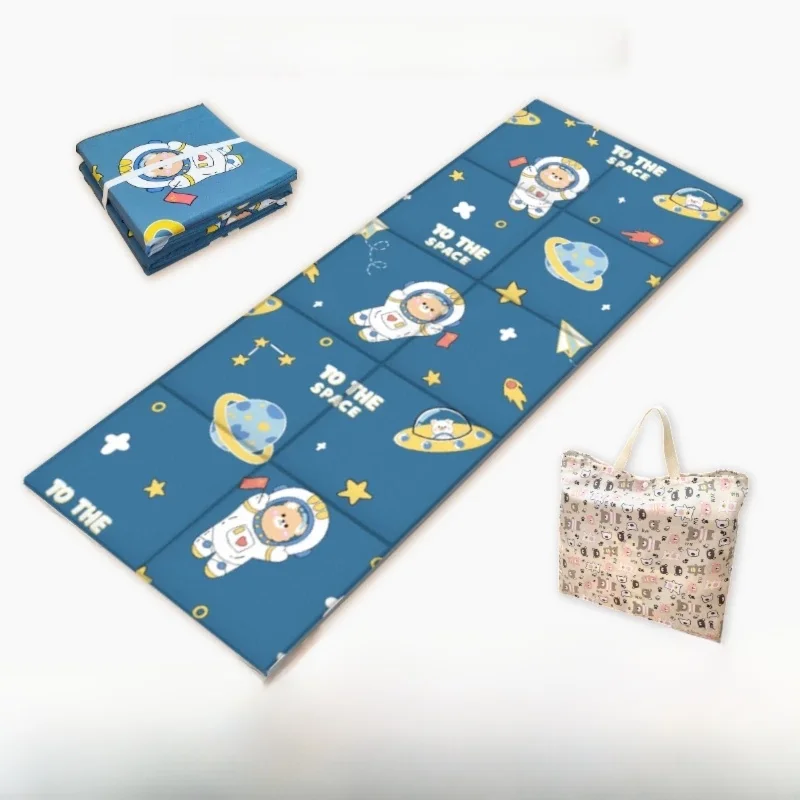 Pure Cotton Foldable School Nap Mat Children's Anti Moisture Pad Classroom Use Student Rest Mat Portable Travel Gear