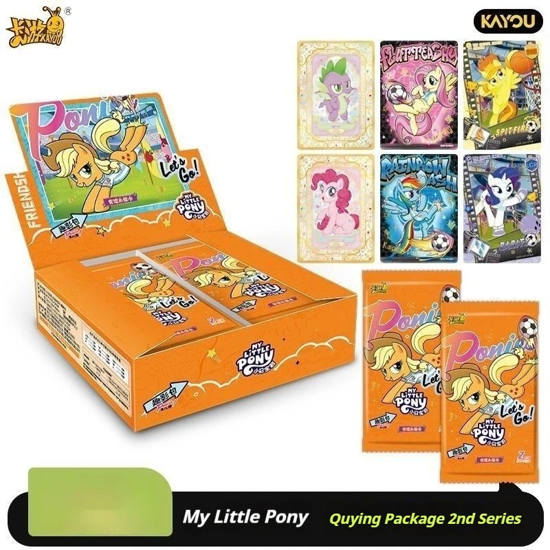 Kayou Hasbro My Little Pony Official Trading Cards Full Box Wave 8 Gilded Cr Rare Original Collectible For Hobby Collectors