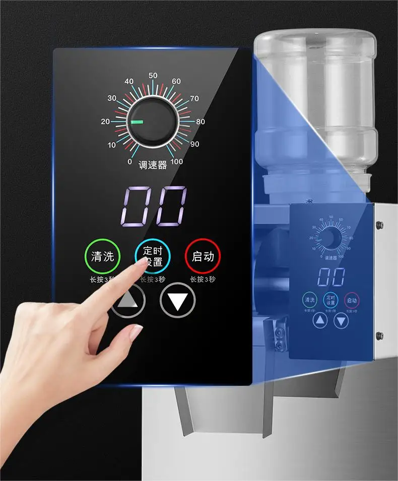 250kg per day Fully Automatic Snowflake Machine Water Cooling Auto Bingsu Machine Ice Snow Shaving Machine