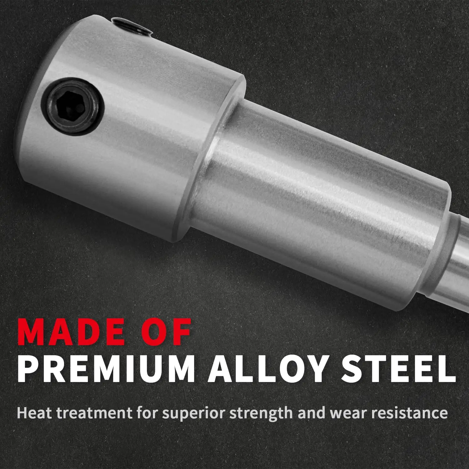 Annular Cutter Arbor, Morse Taper MT2/3 to 3/4 Inch Weldon Shank, Annular Cutter Adapter Used on Drill Press for Annular Cutters