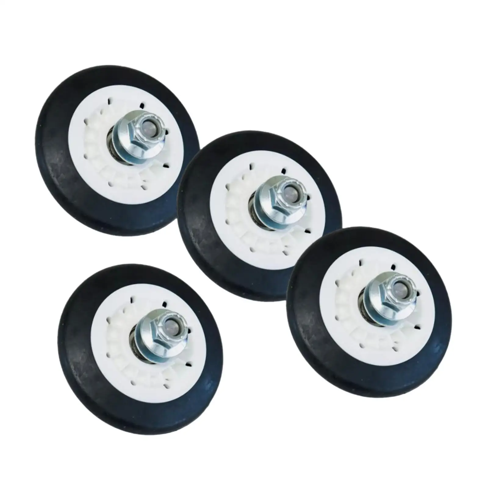 

4x Dryer Drum Roller Wheel Dryer Idler Pulley Set Repair Kit
