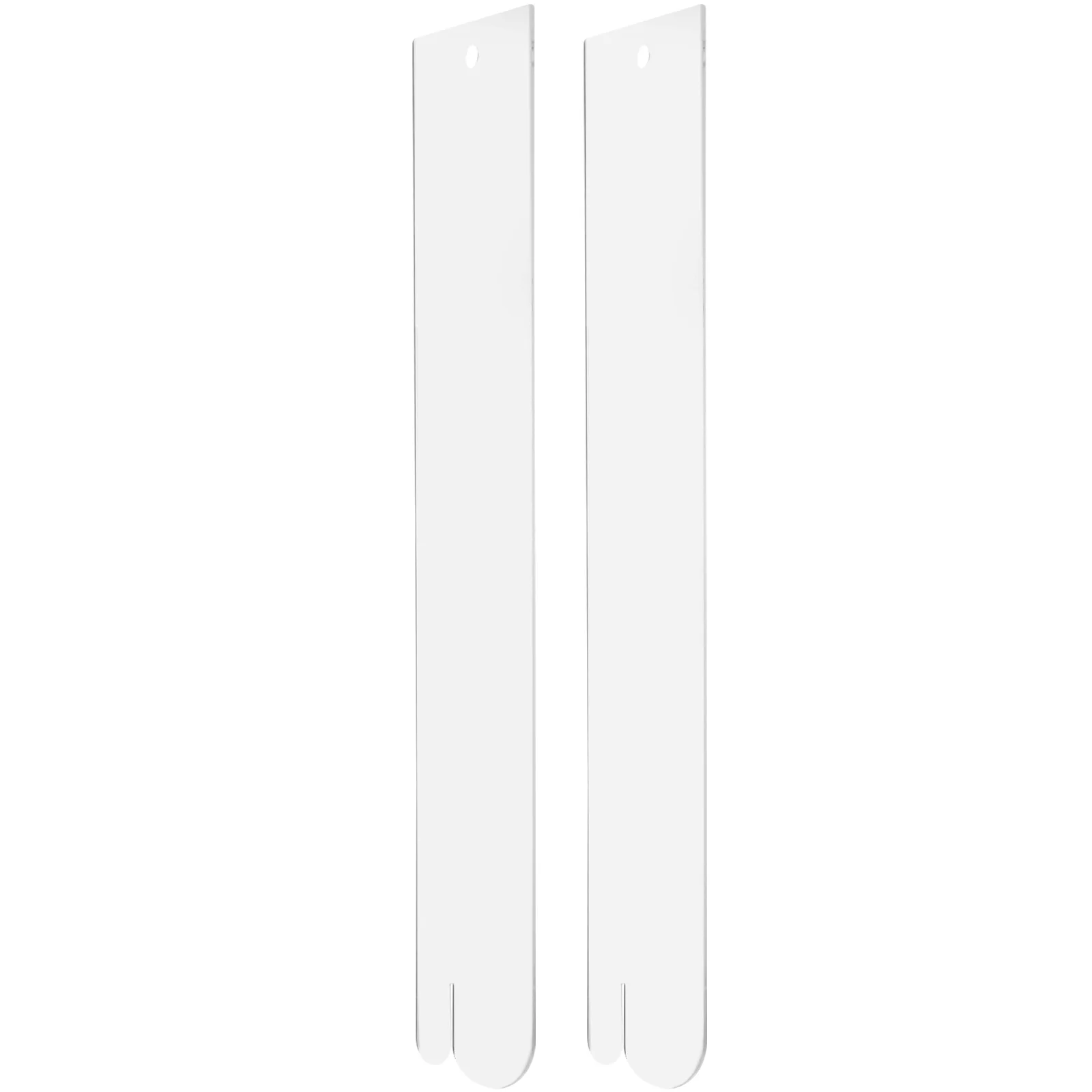 

2Pcs Sock Display Board Transparent Acrylic Hanging Plate Stocking Hanger Prop SpaceSaving Closet Wall ganization Glove