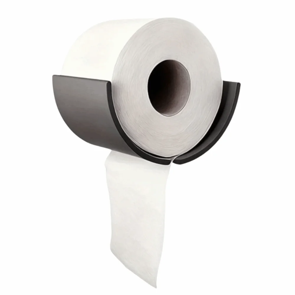 Modern Wall-Mounted Cup-Style Tissue Rack Space-Saving Concise Tissue Holder Minimalist Toilet Storage Box Office