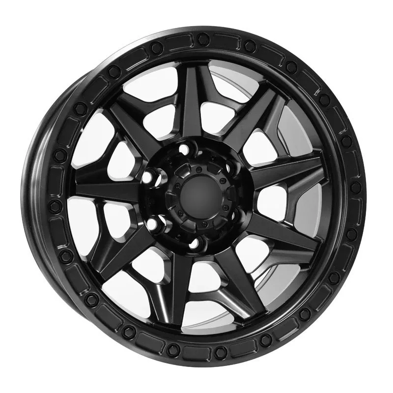 Car Rims 16 17 18 Inch Offset 0.6x139.7 Passenger Car 6 Hole Matte Black Bronze Red Cast Wheels