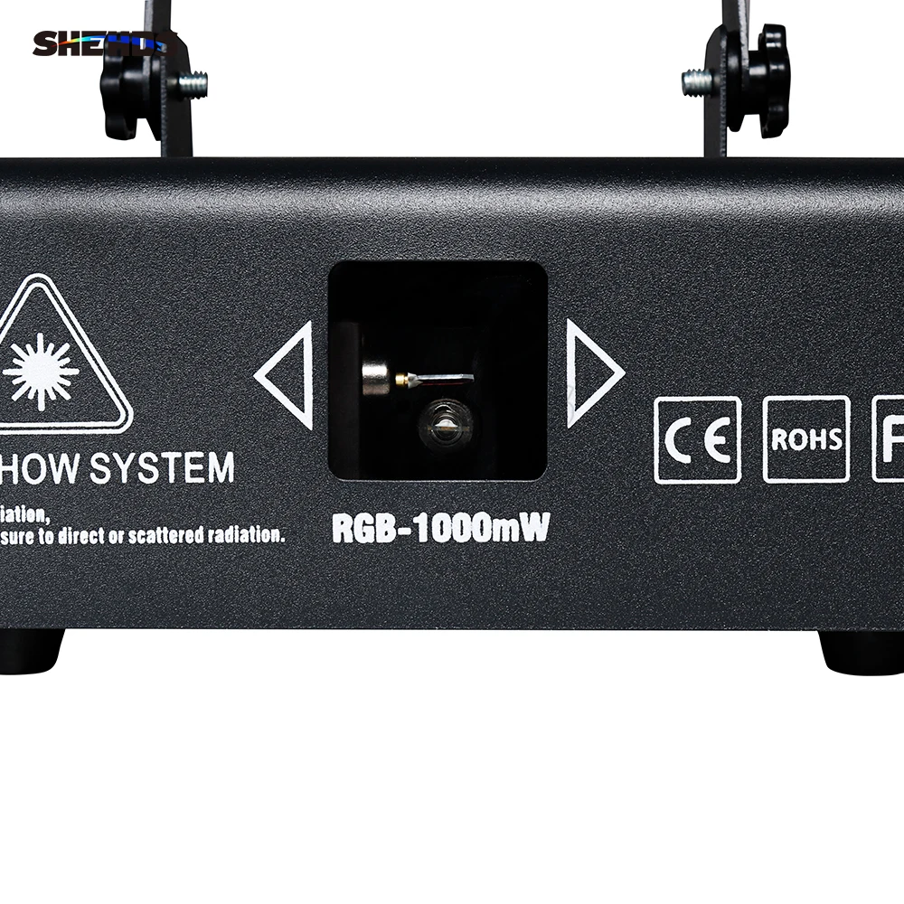 SHEHDS NEW 1000mW RGB Full Color Scan Light Multiple Effects DJ Disco Wedding Church Party Animation Scan Light