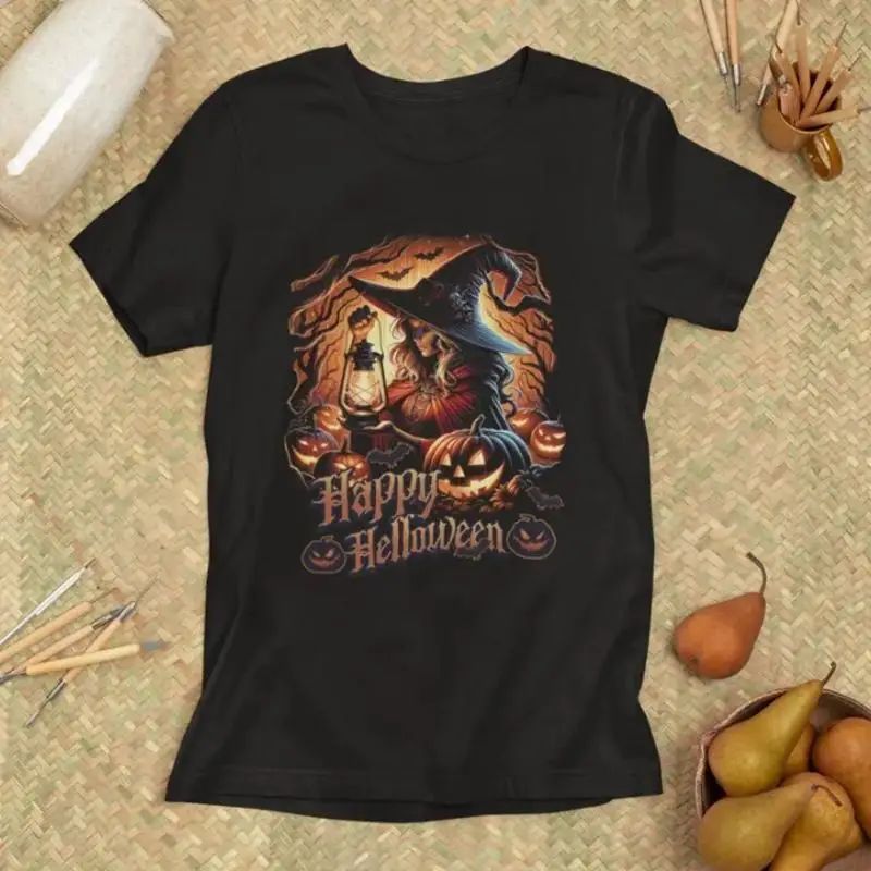 

Футболка Helloween, милая ведьма, тыква, призраки, ведьмы, жуткие