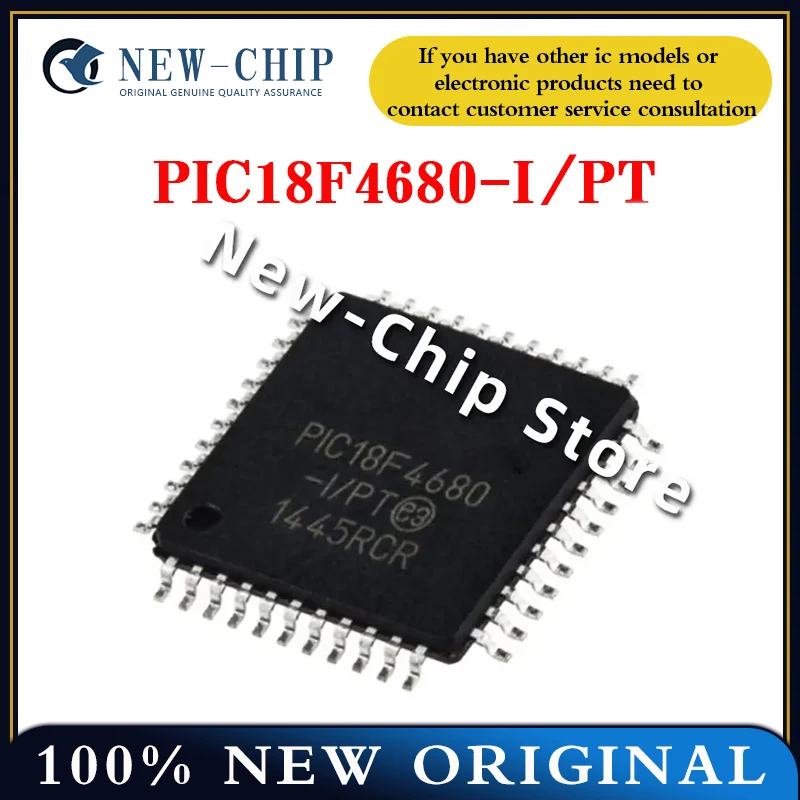 

1PCS-50PCS/LOT PIC18F4680-I/PT PIC18F4680 TQFP-44 New Original