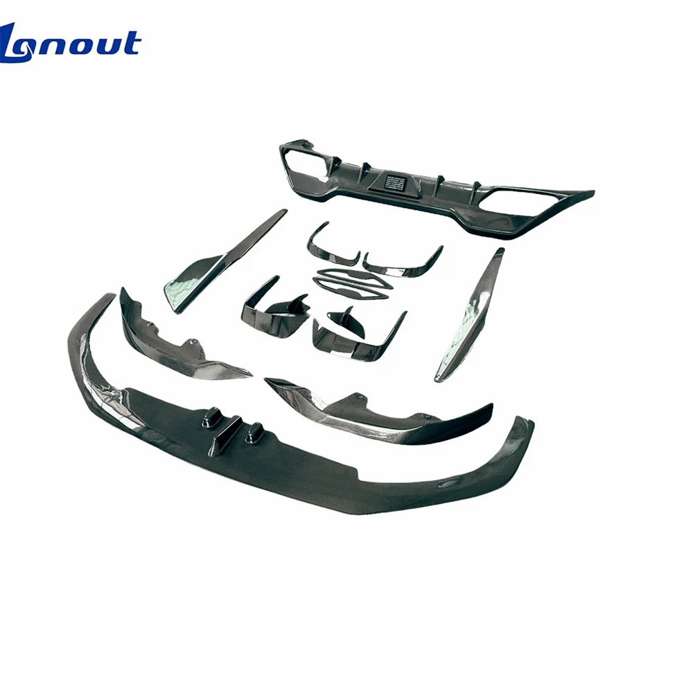Carbon Fiber Body Kit for BMW 8 Series G14 G15 G16 Front Lip Vents Rear Diffuser Rear Spoiler Bodykit