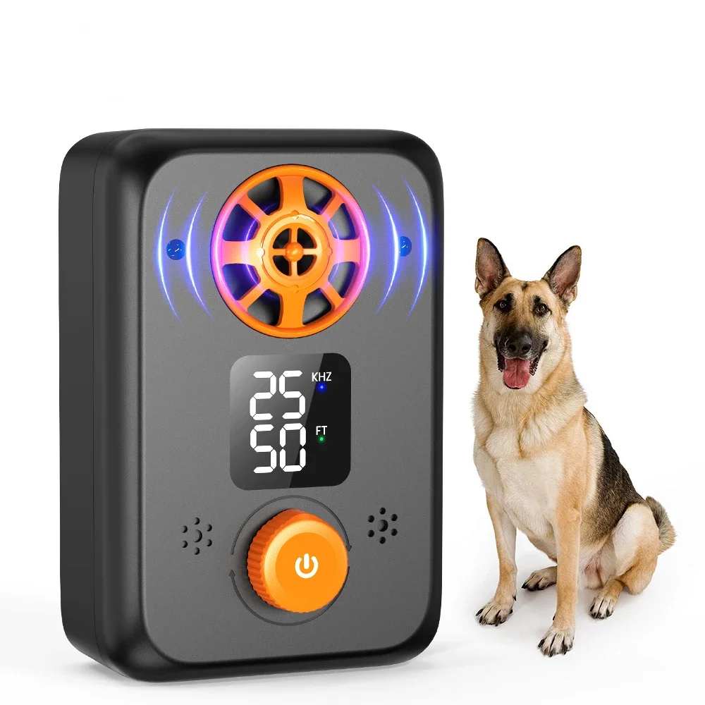 

Upgraded Outdoor Mini Pet Dog Repeller Ultrasonic Bark Control Anti Barking Device Pet Product Dog Training Device