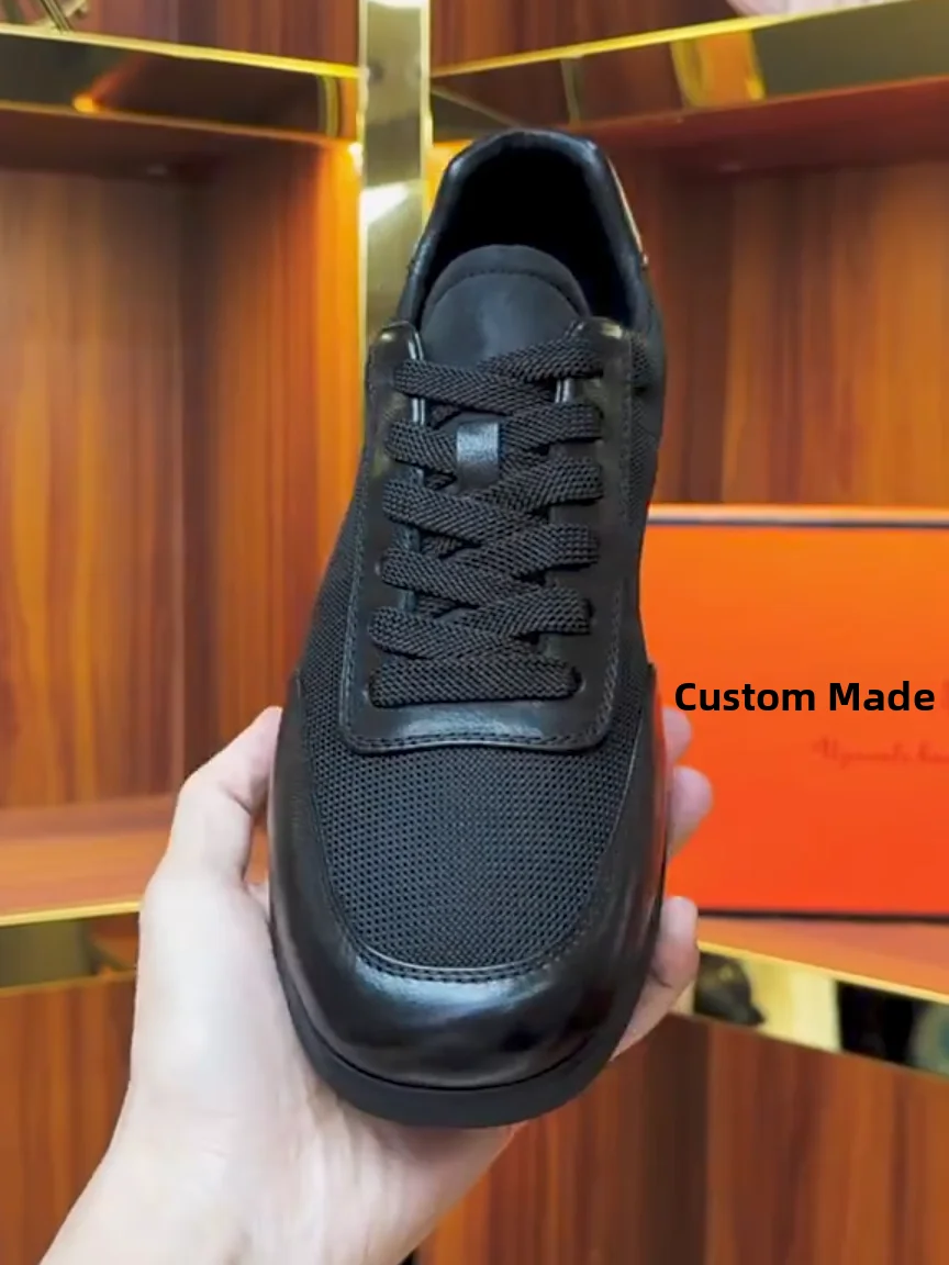 

Удобные дышащие кожаные мужские повседневные туфли: модные, трендовые, высококачественные, легкие, роскошные, для ежедневной носки