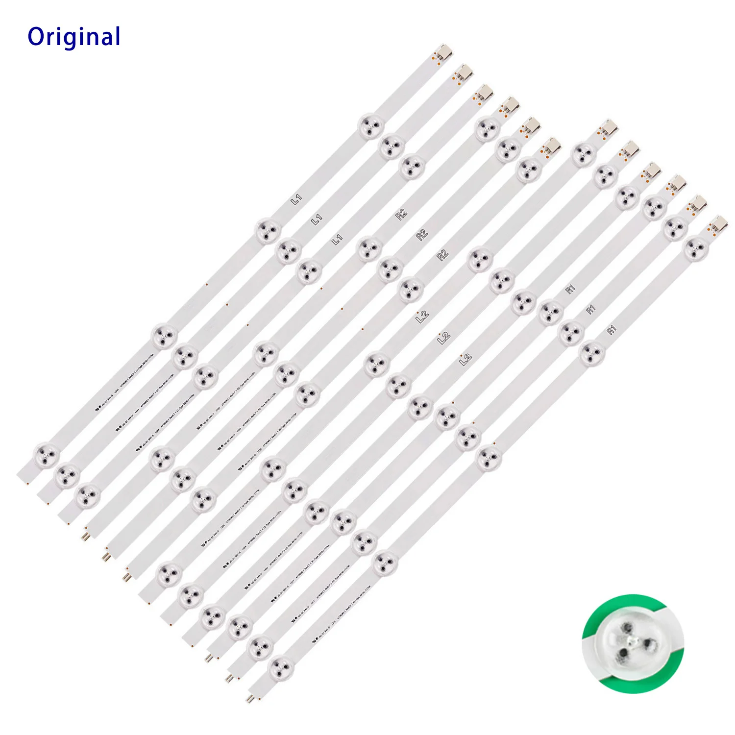 Strisce di retroilluminazione a LED per 47LN540V 47LN5420 47LA6210 47LN570R-ZA 47LN5758 47LN540V 47LN5750-UH 6916L-1259A 1260A 1261A 1262A