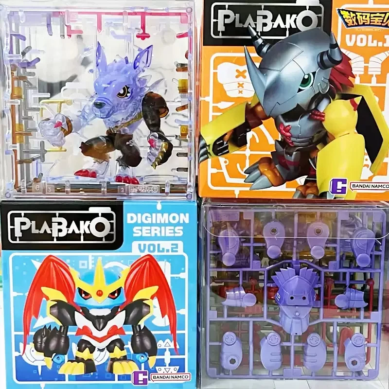 

Bandai Namco Digimon Plabako Series Vol 2 Blind Box Assemble Action Figures Car Ornaments Collectible Model Gifts ﻿