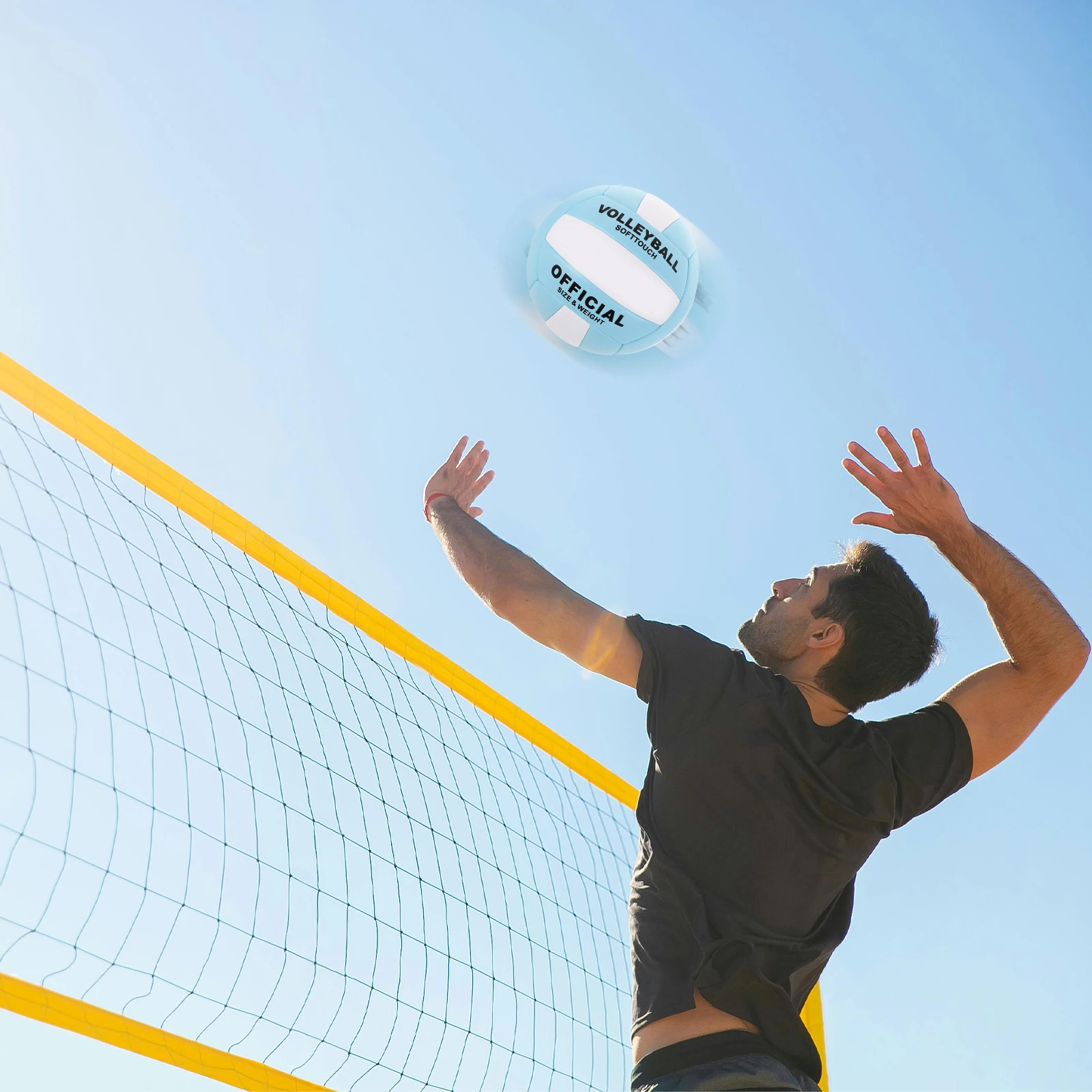 كرة طائرة ناعمة من البولي يوريثان مقاس 5، مخيطة آليًا ومضادة للانفجار، كرة رياضية خارجية، معدات تدريب رسمية للرجال والنساء والشباب