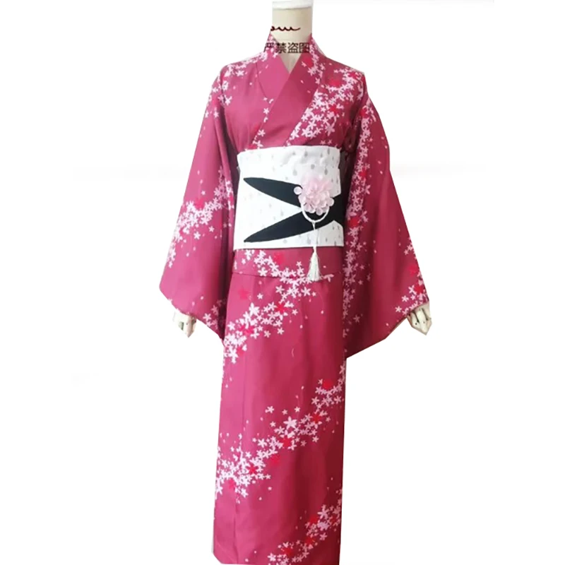 Haruno Sakura kimono cosplay anime cosplay Costumes for party customized