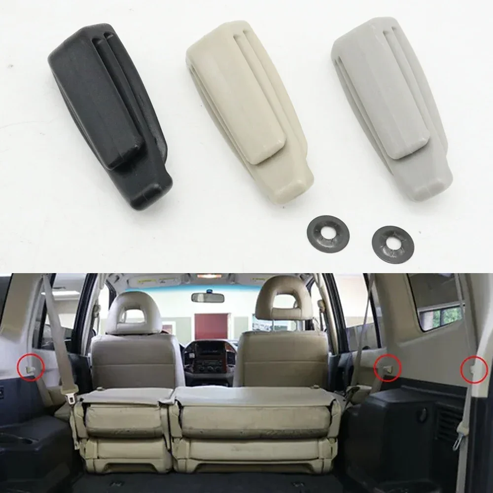 

Car Rear Seat Belt Clip Fixed Holder Buckle For Mitsubishi Pajero Montero V97 V95 V93 V87 Sport Delica Outlander III CW GF GG