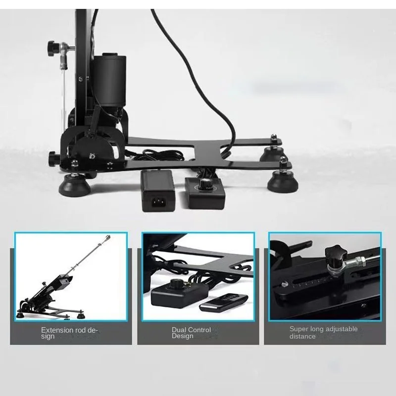 Adjustable Telescopic Linear Actuator Multi Variable Wireless Remote Control 150mm Stroke for DIY Lab