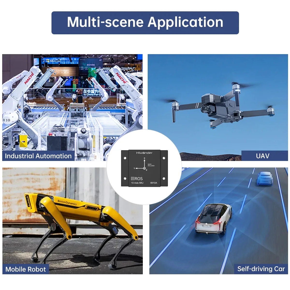 10 Axis IMU Inertial Navigation Module ROS Robot MEMS USB Magnetometer AHRS Gyroscope Attitude Sensor